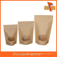 wholesale customized Kraft paper tea bags with window